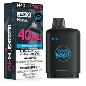 Level X M Series - Flavour Beast  - Bomb Blue Razz (40ml/20mg)