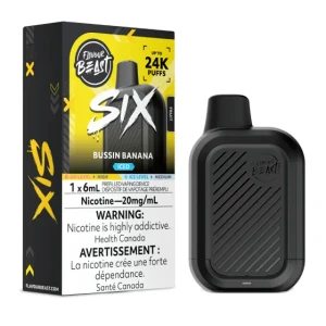 Flavour Beast - SIX - Bussin Banana Iced (20MG/6ML)
