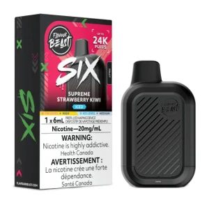 Flavour Beast - SIX - Supreme Strawberry Kiwi Iced (20MG/6ML)