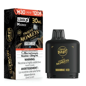 Level X M Series Pod - Flavour Beast - Harambae Iced (30ml/20mg)