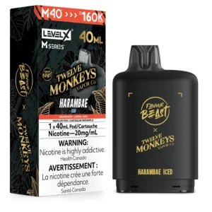 Flavour Beast-Level X- M40 Series - Harambae Iced (20MG/40ML)