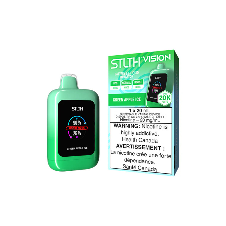 STLTH Vision 20K - Green Apple Ice (20mg/20ml)