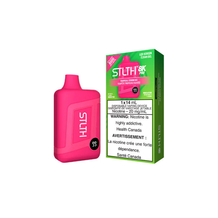 STLTH 8K PRO DISPOSABLE - TROPICAL STORM ICE  (20mg/8000 Puffs)