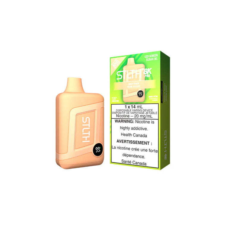 STLTH 8K PRO DISPOSABLE - JUICY PEACH  (20mg/8000 Puffs)