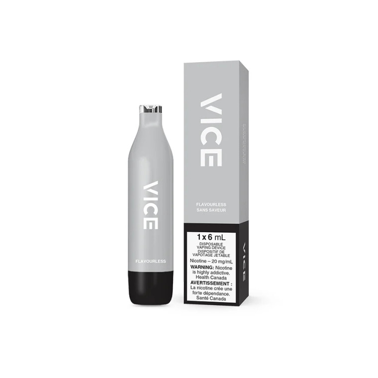 VICE 2500 Disposable - Flavourless (2500 puffs/20mg) ON