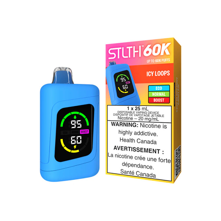 STLTH 60 K Disposables - Icy Loops (20mg/25ml)