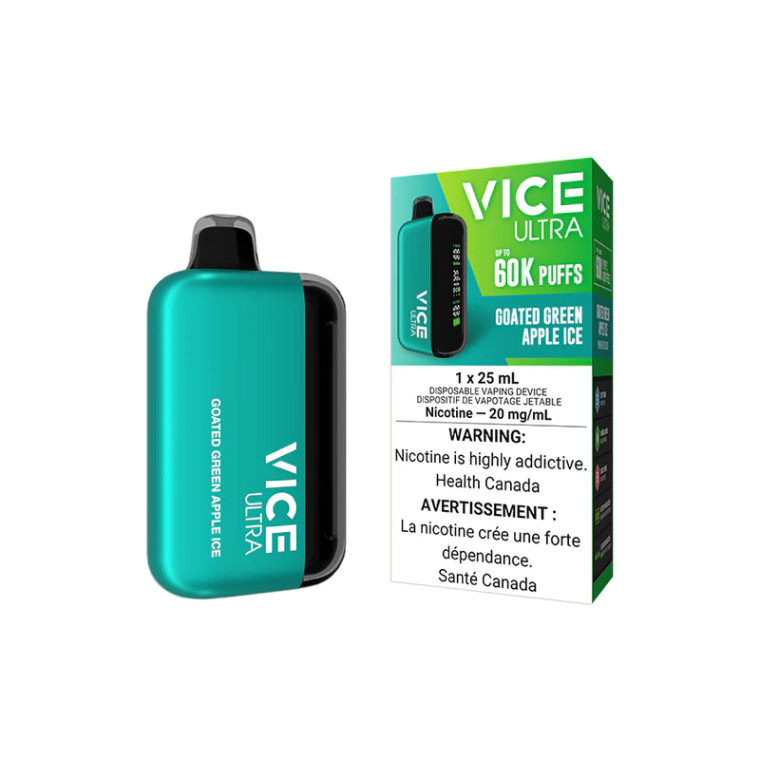 Vice Ultra Disposable - Goated Green Apple (20mg/25mL)