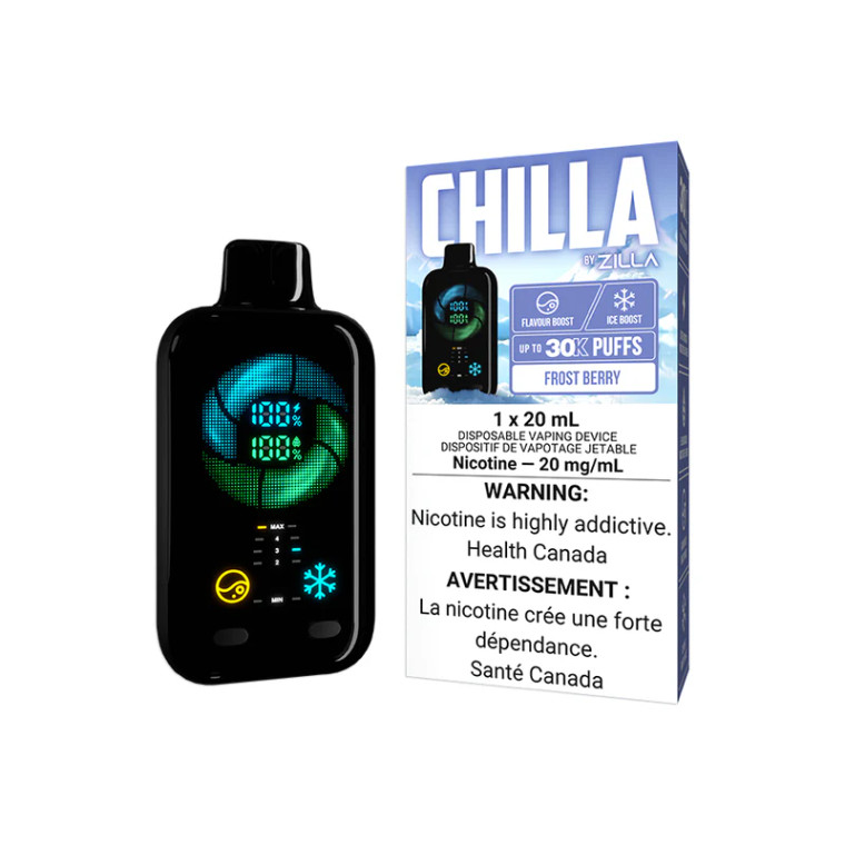 Chilla By Zilla Disposable - Frost Berry (20ml/20mg)