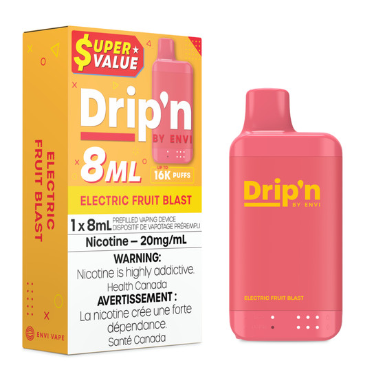 Drip'n 8mL Disposable - Electric Fruit Blast (8ml/20mg)