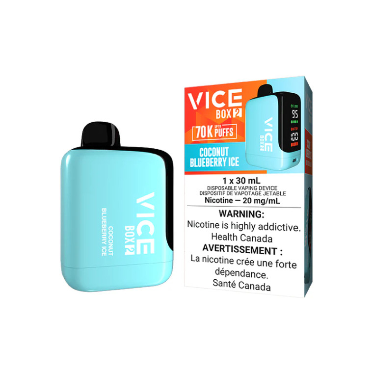 VICE BOX 2 DISPOSABLE - COCONUT BLUEBERRY ICE [ON]