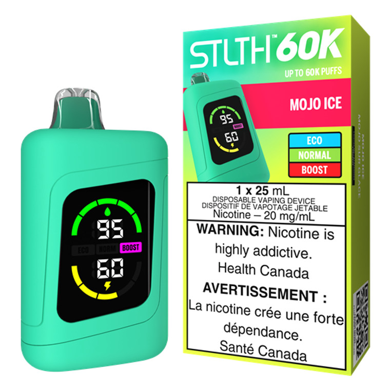 STLTH 60K, Mojo Ice, 20 mg
