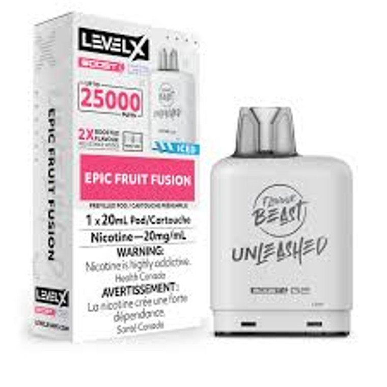 Level X G2 - Unleashed - Epic Fruit Fusion (20mg/20ml)