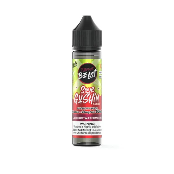 Flavour Beast - SOUR GUSHIN - S. Cherry Watermelon 20mg/60mL