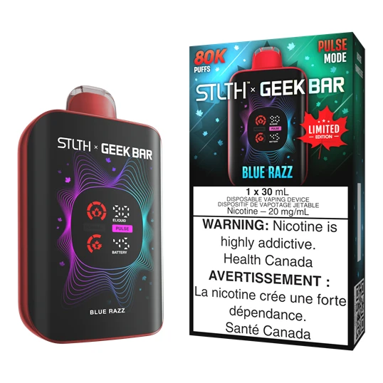 STLTH x Geek Bar 80K - Canada Limited Edition- Blue Razz, 20 mg