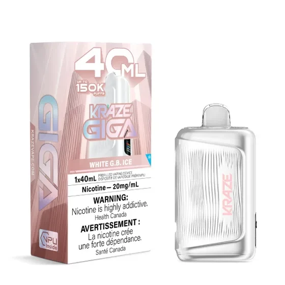 Kraze Giga - White G.B. Ice (150K/20MG)