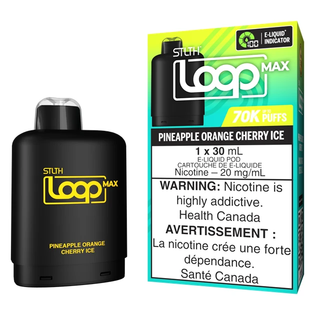 STLTH Loop Max Pod - Pineapple Orange Cherry Ice (20mg/30ml)