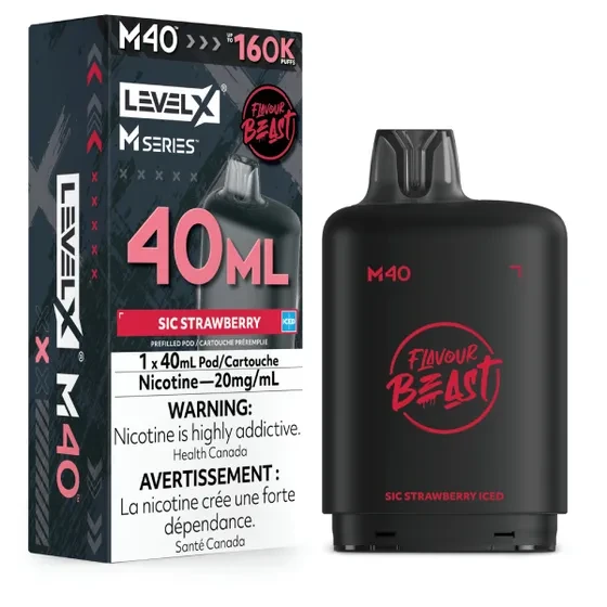 Level X Flavour Beast M Series - Sic Strawberry Iced