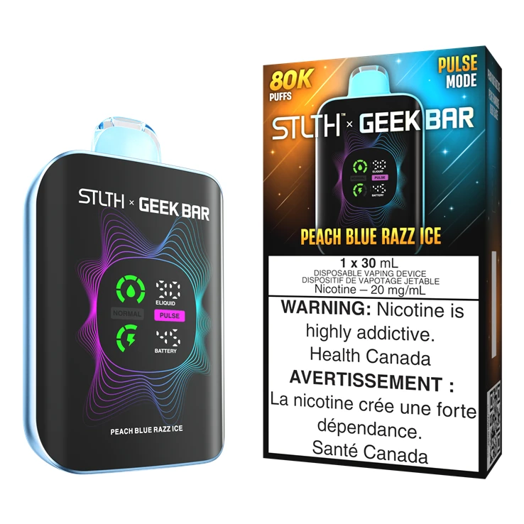STLTH x Geek Bar 80K - Peach Blue Razz Ice (30ml/20mg)