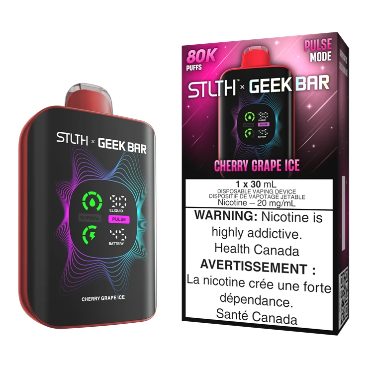 STLTH x Geek Bar 80K - Cherry Grape Ice (30ml/20mg)