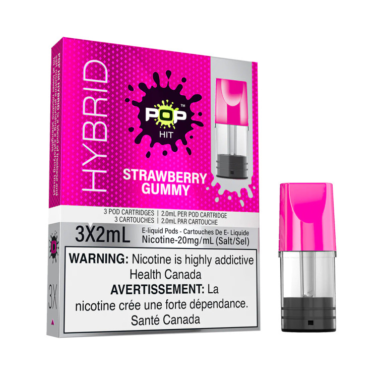 HYBRID Pop Hit STLTH Compatible Pods - Strawberry G.