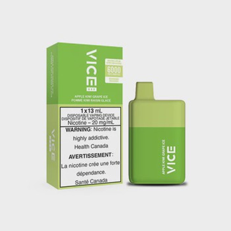 VICE Box Disposable - Apple Kiwi Grape Ice (6000 puffs/20mg)