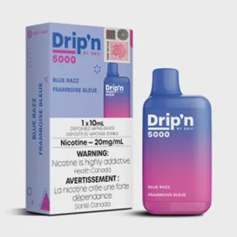 Drip'n by Envi - Blue Razz (20MG/5000 puff)