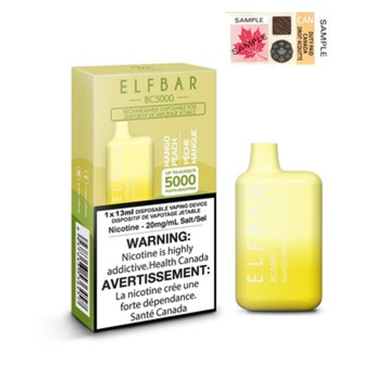 Elf Bar - Mango Peach (13ml/5000 Puff/20mg).