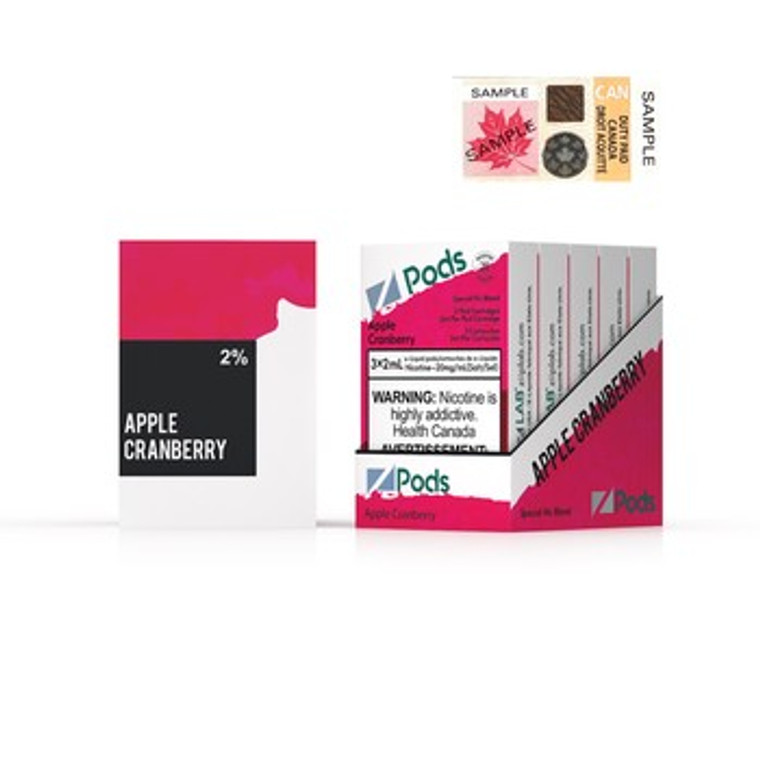 Z Pods - Apple Cranberry (20mg/2ml) Limited Edition