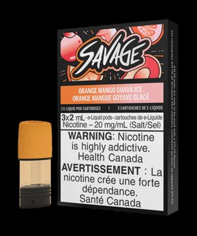 STLTH Pods - Savage - Orange Mango Guava Ice (20mg/Bold 50)