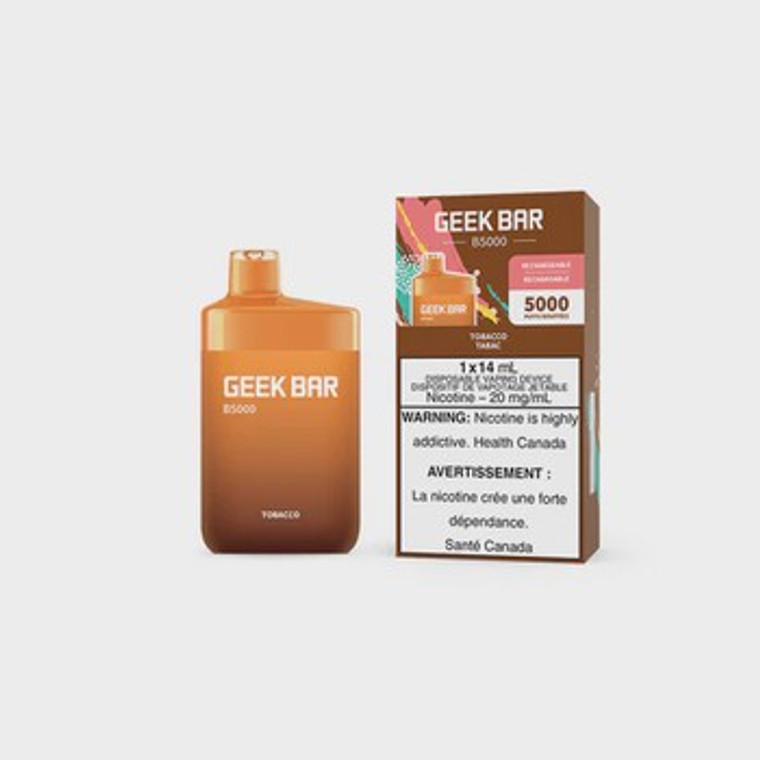 Geek Bar B5000 Disposable - Tobacco (5000 puffs/20mg)