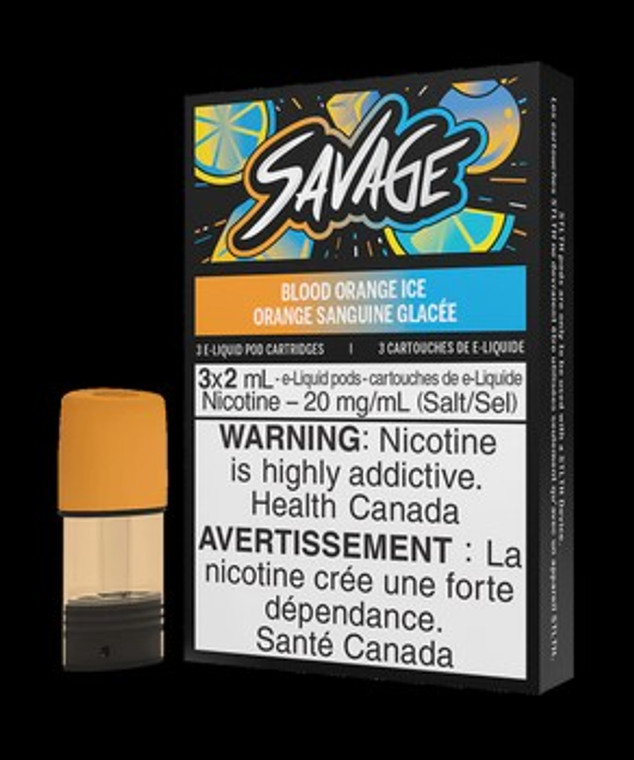 STLTH Pods - Savage - Blood Orange Ice (20mg/Bold 50)