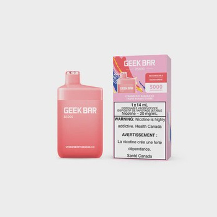 Geek Bar B5000 Disposable - Strawberry Banana Ice (5000 puffs/20mg)