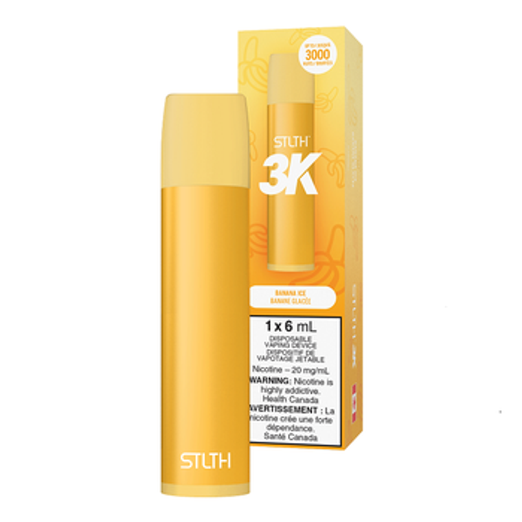 STLTH 3K Disposable - Banana Ice (20mg/3000 puffs)