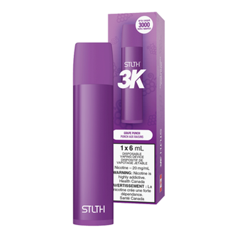 STLTH 3K Disposable - Grape Punch (20mg/3000 puffs)