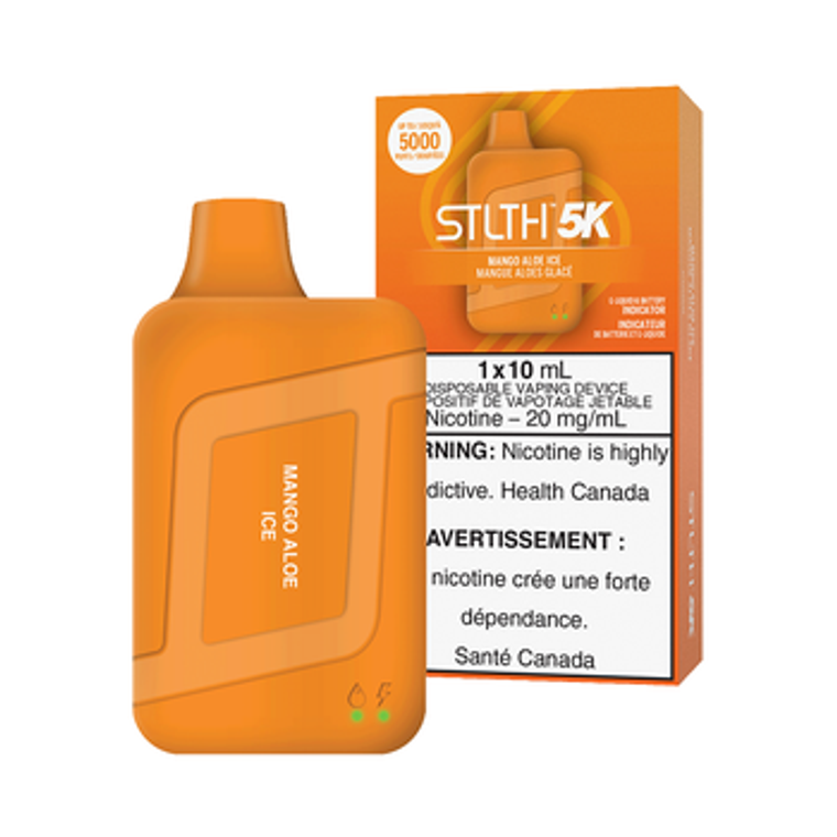 STLTH 5k Disposable - Mango Aloe Ice (20mg/5000 Puffs)