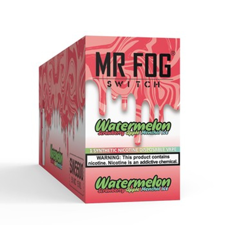 Mr. Fog Switch - Watermelon Strawberry Apple Menthol Ice (20mg/Bold 50/5500 Puffs)