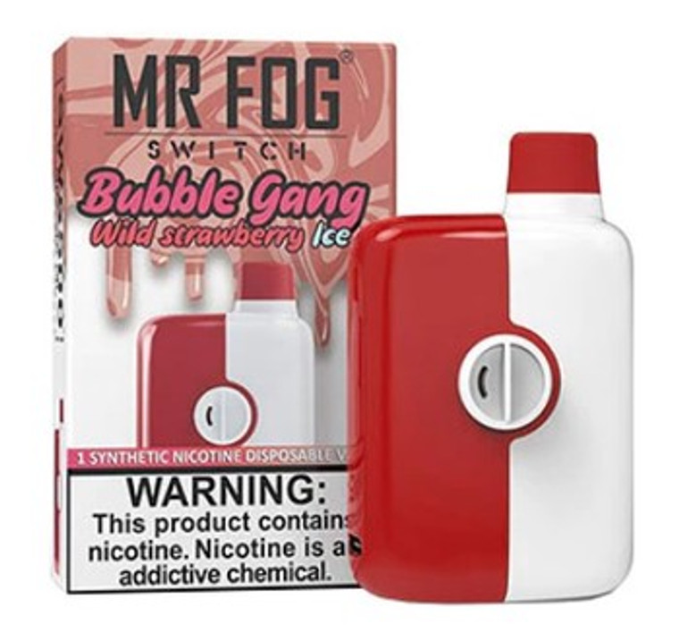 Mr. Fog Switch - Bubble Gang Wild Strawberry Ice (20mg/5500 Puffs)