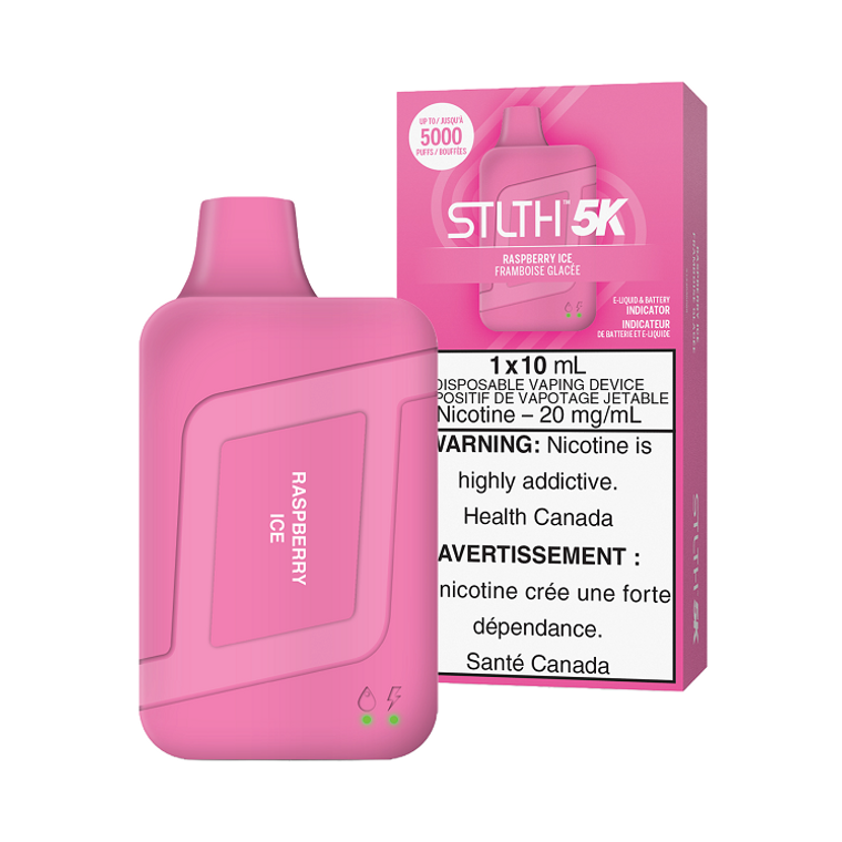 STLTH 5k Disposable - Raspberry Ice (20mg/5000 Puffs)