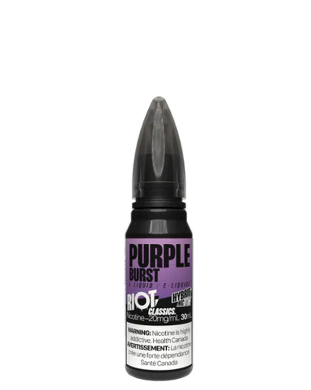 Riot Squad Hybrid Salts - Purple Burst (30ml/20mg)