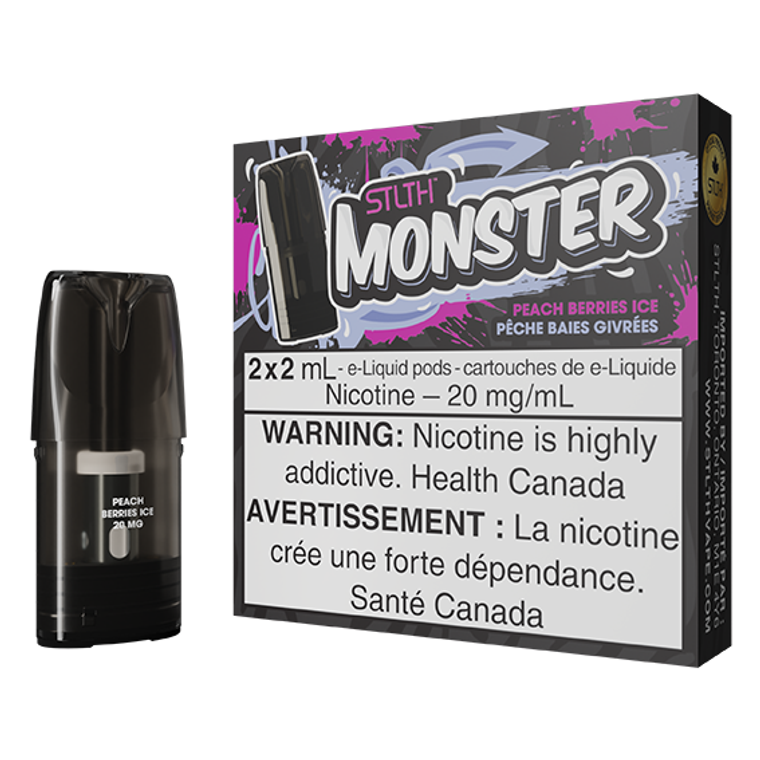 STLTH Pods - Monster - Peach Berries Ice (20mg)