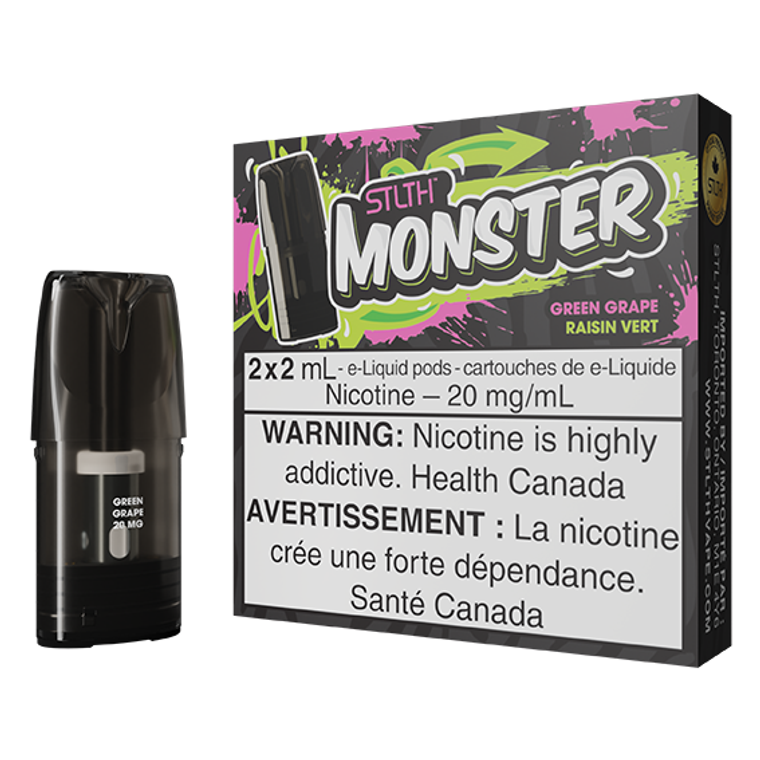 STLTH Pods - Monster - Green Grape (20mg)