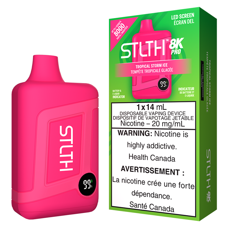 STLTH 8k Pro Disposable - Tropical Storm Ice (20mg/8000 Puffs)