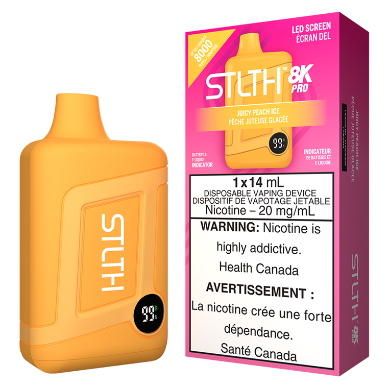 STLTH 8k Pro Disposable - Juicy Peach Ice (20mg/8000 Puffs)