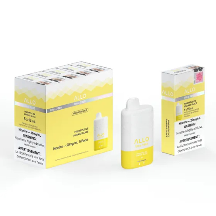 Allo Ultra 7000 Disposable - Pineapple Ice (20mg/15ml)
