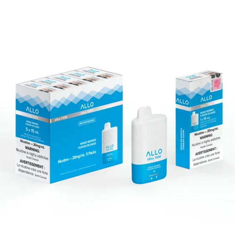 Allo Ultra 7000 Disposable - Mixed Berries (20mg/15ml)