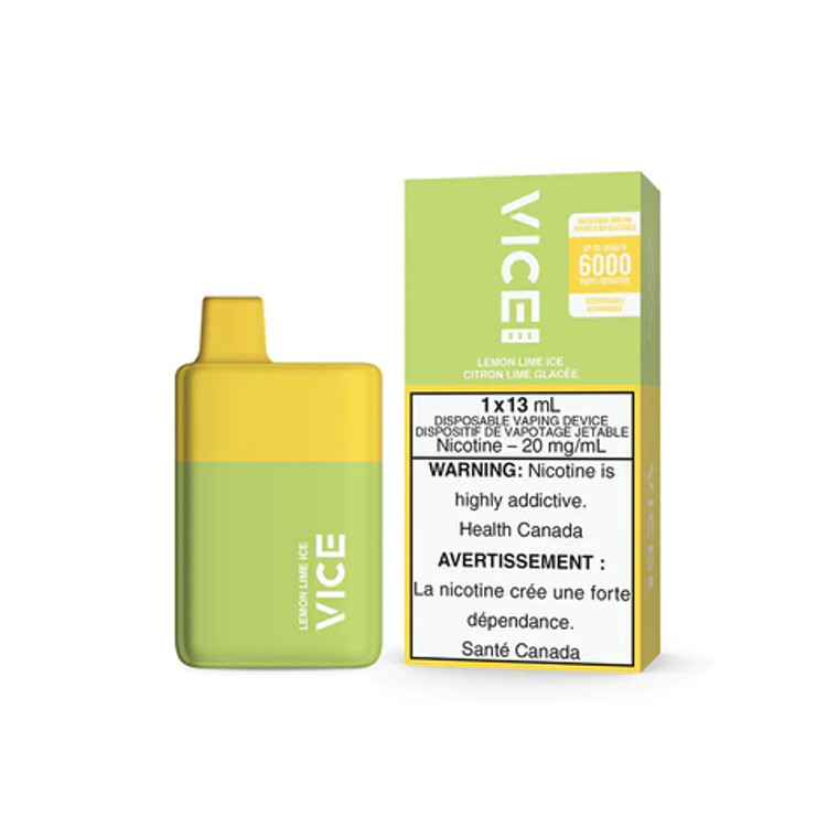 VICE Box Disposable - Lemon Lime Ice (6000 puffs/20mg)