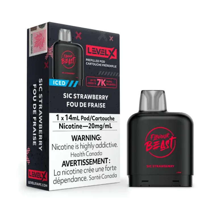 Level X Pods - Sic Strawberry (14mL/20mg)