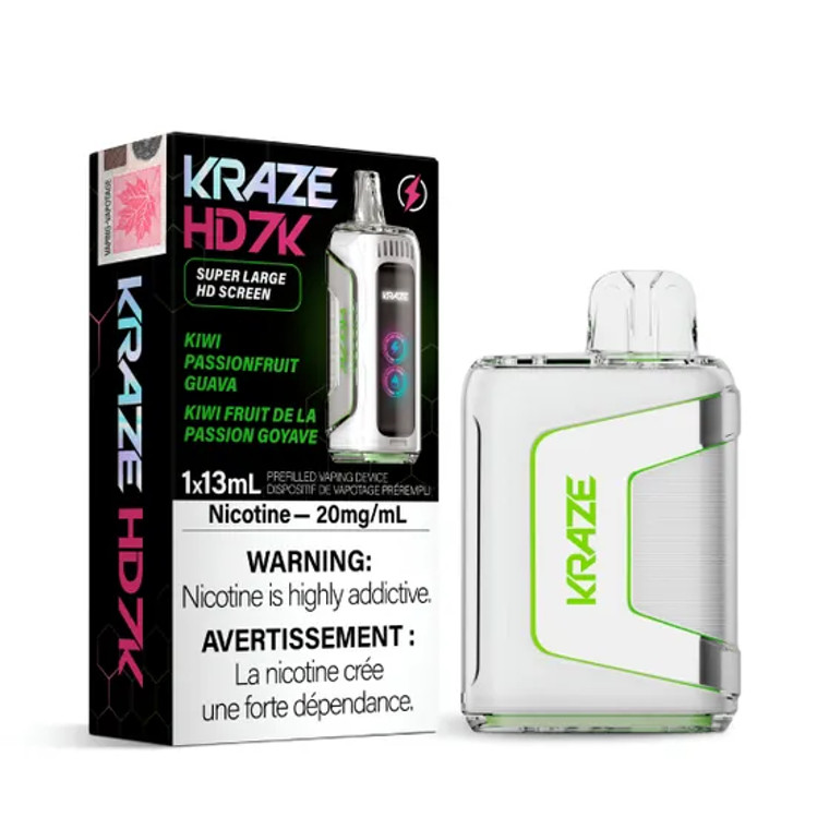 Kraze HD 7000 Disposable - Kiwi Passionfruit Guava (20mg/13ml)