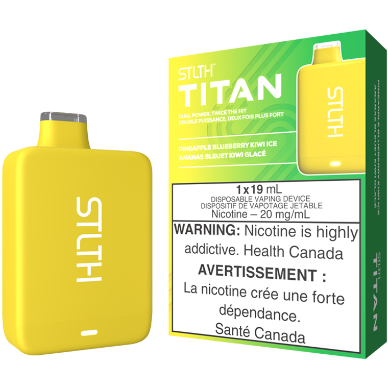 STLTH Titan Disposables 10K - Pineapple Blueberry Kiwi Ice (20mg/19ml)