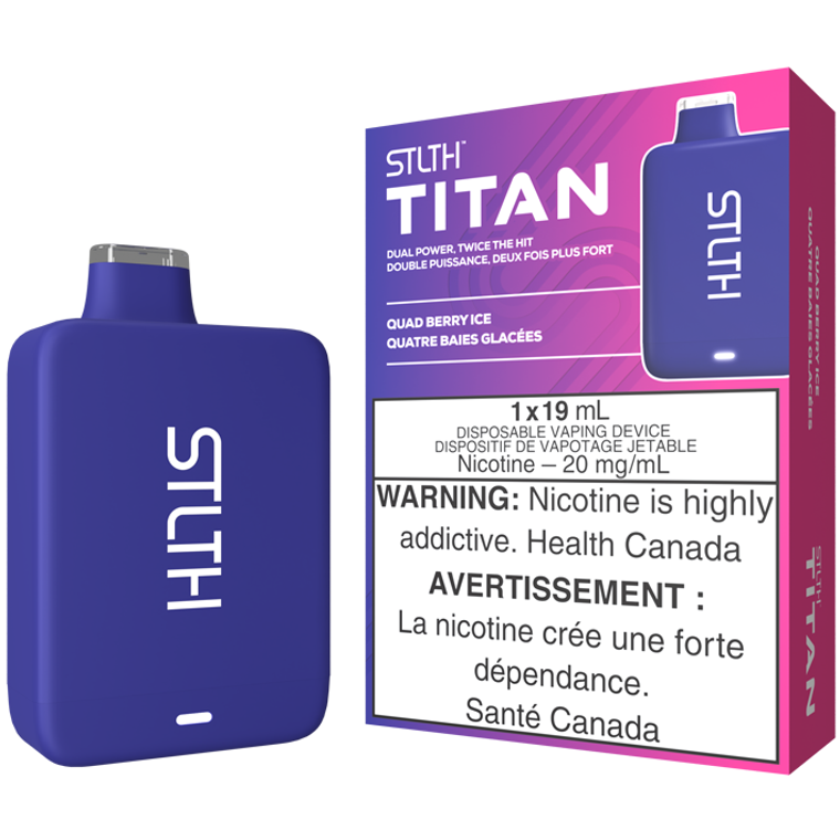 STLTH Titan Disposables 10K - Quad Berry Ice (20mg/19ml)